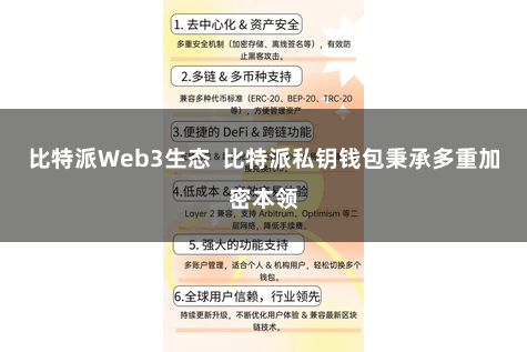 比特派Web3生态  比特派私钥钱包秉承多重加密本领